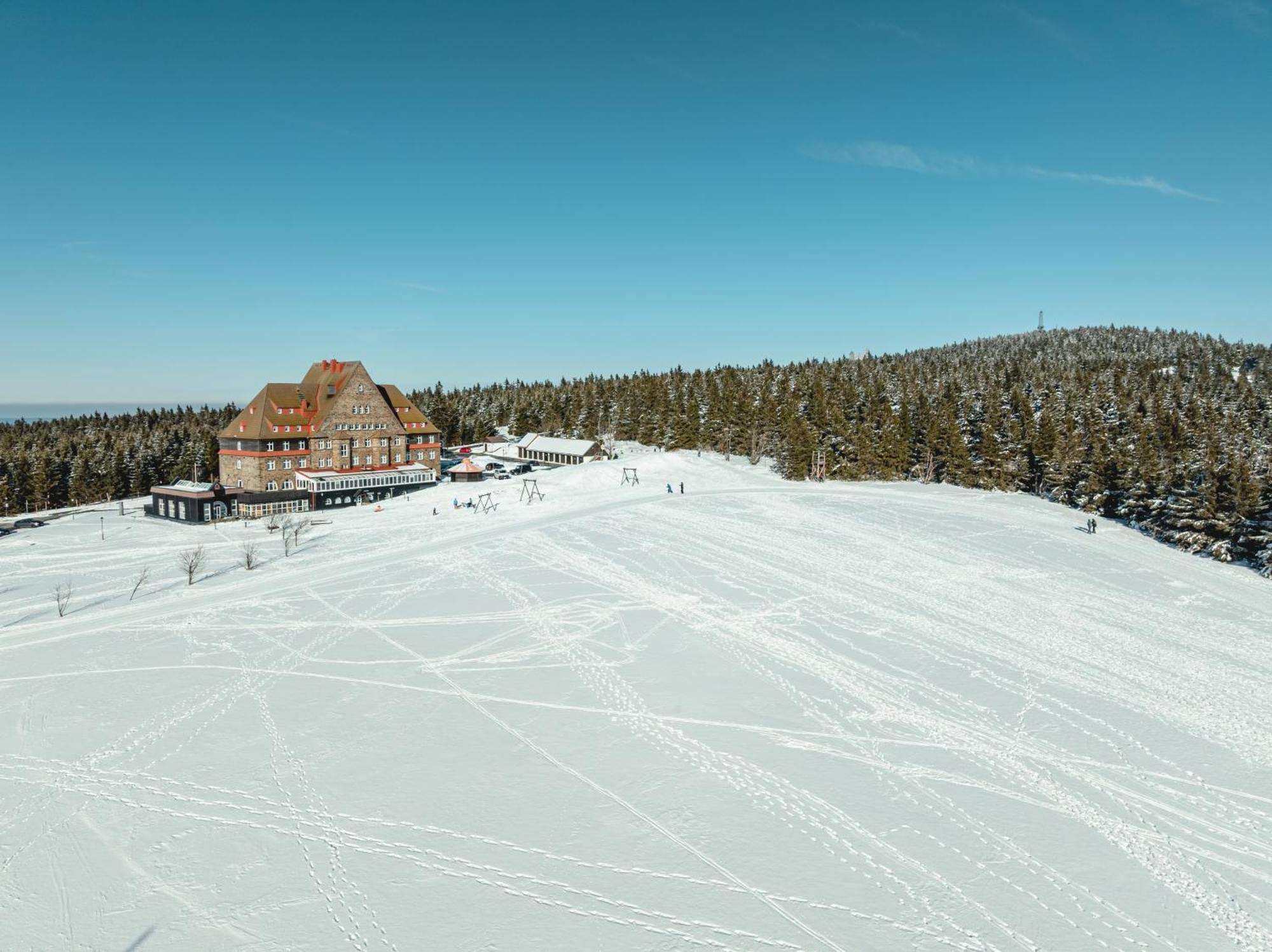 Naturhotel Sachsenbaude Oberwiesenthal Eksteriør billede