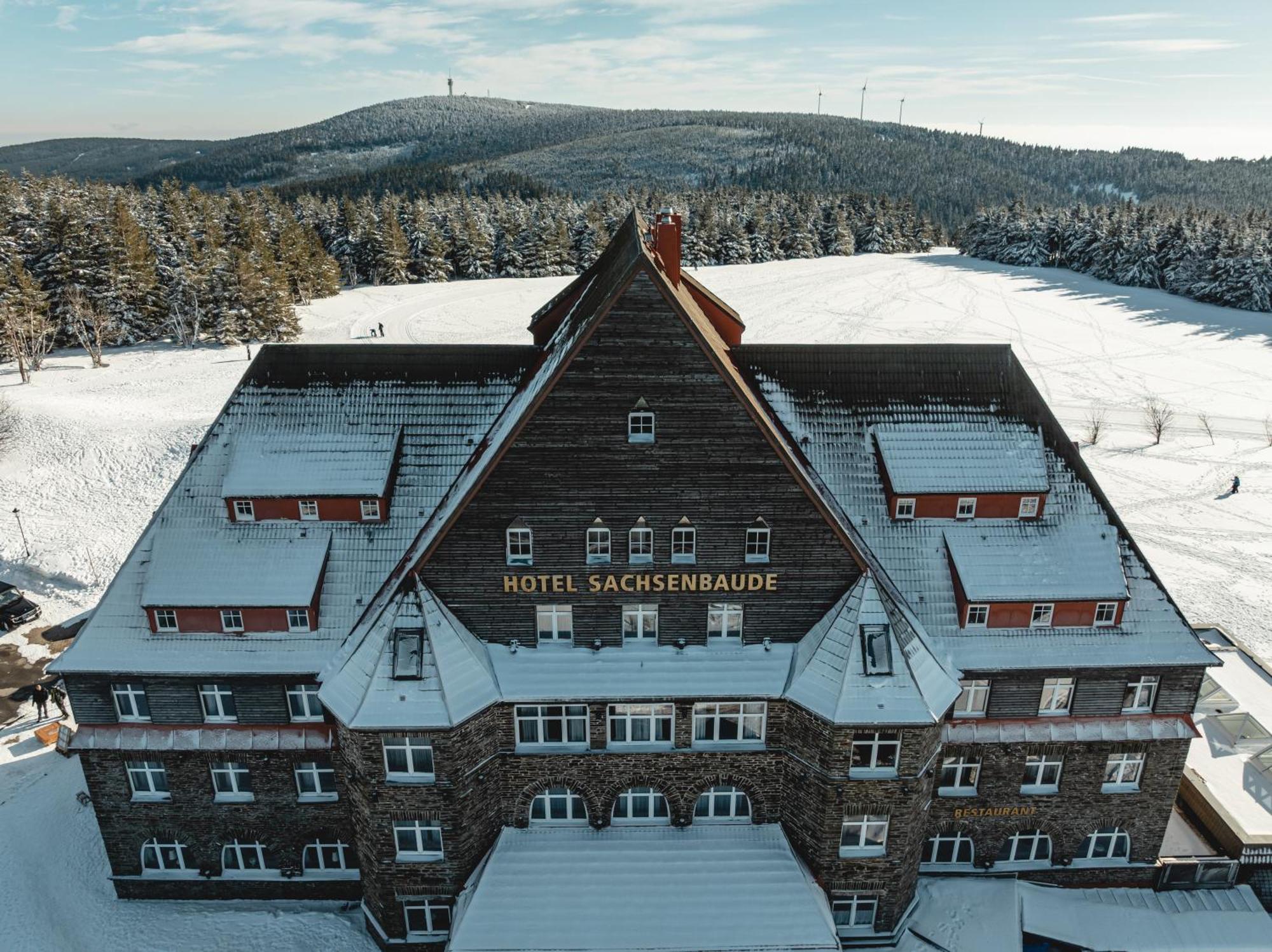 Naturhotel Sachsenbaude Oberwiesenthal Eksteriør billede